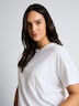 Boxy Fit T-Shirt mit Brusttasche