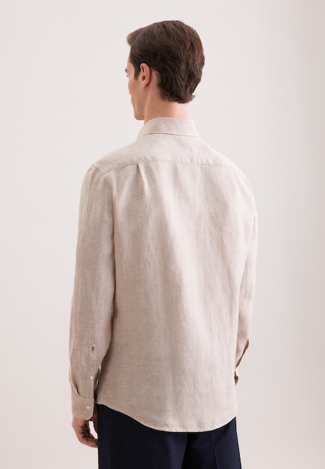 Herren Leinenhemd - Uni