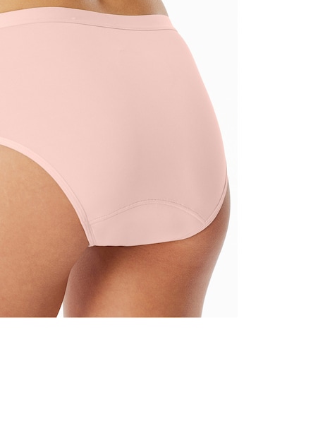 Schiesser Damen Slip 2-Pack Periodenslip Secret Care - schwarz, pearl