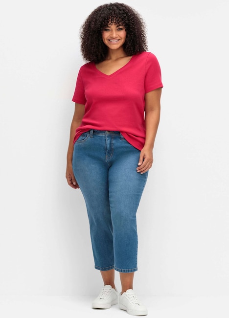 7/8-Jeans normal Uni