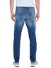 Herren Jeans 5-Pocket Superstretch , Mittelblau