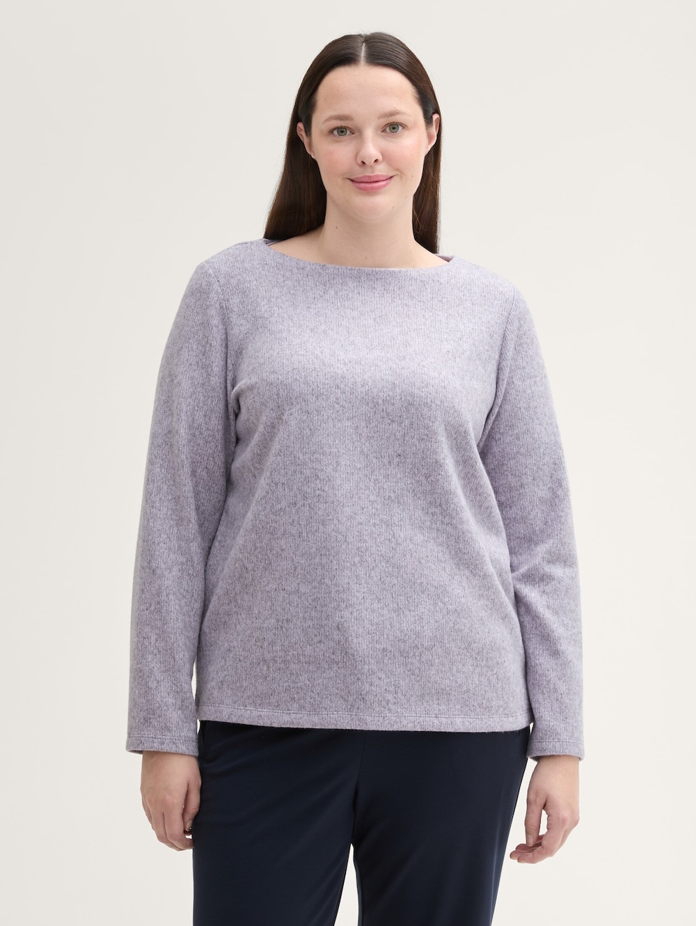Tom Tailor Women PLUS Strick & Sweatshirts Plus Size - Sweatshirt mit Knopfdetails