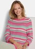 Baumwollpullover mit Ringel-Muster
