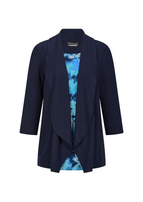 Viskoseshirt in Twinset-Optik