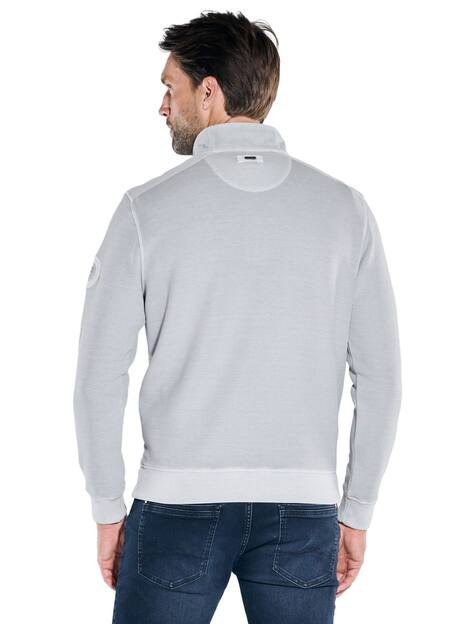engbers Herren Sweatshirt in Satin-Warenqualität , Hellgrau