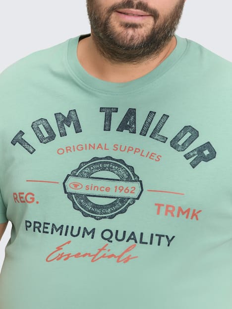 T-Shirt mit Logo Print