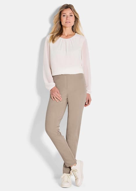 GOLDNER Jersey broek BELLA Corrigerende broek BELLA van comfortabele jersey