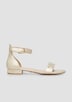 Sandalen in Leder-Optik