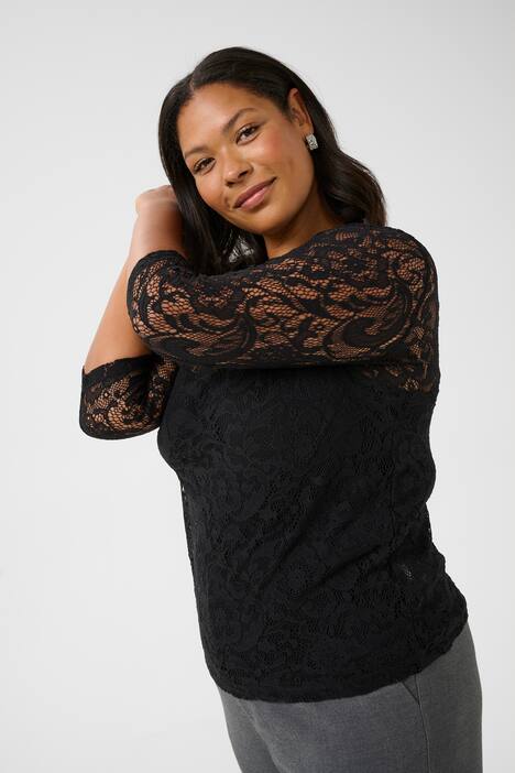 Langarm-Bluse Regular fit