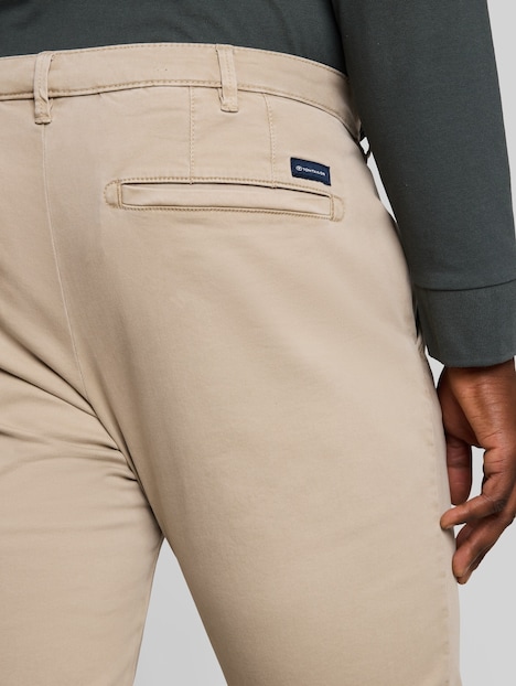 Regular Fit Chino Hose im Washed-Look
