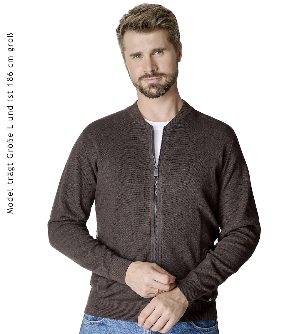 Strickjacke uni