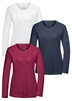 Langarmshirt im 3er-Pack