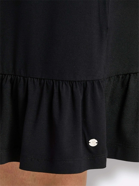 Jersey-Kleid Ärmellos Ohne Kragen