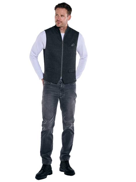 engbers Herren Sakko-Weste regular , Anthrazit