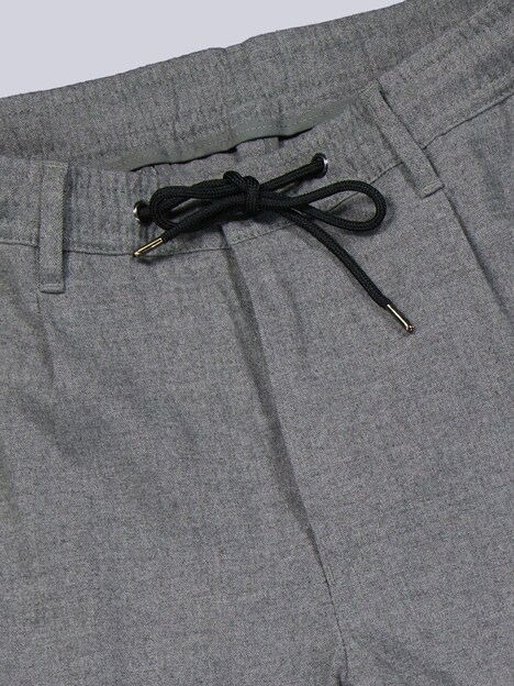 Herren Chino Hose aus edlem Garn , Silbergrau
