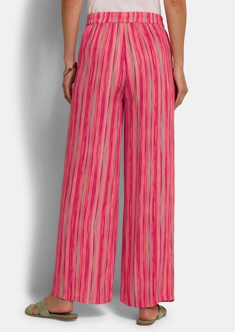 Viskosehose mit Streifen-Muster