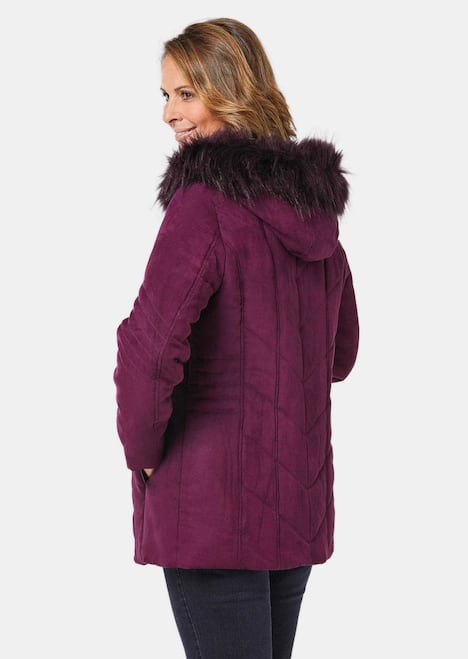 Steppjacke mit Kapuze