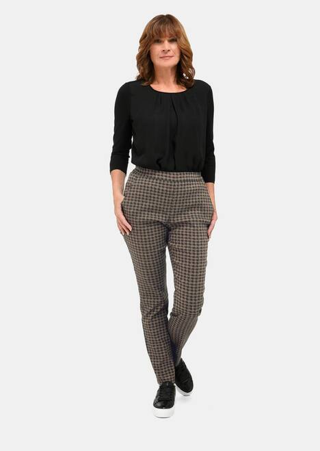 Stretchbequeme Jacquard-Hose MARTHA