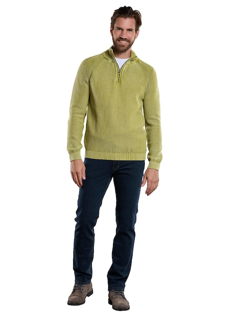 Pullover mit Troyerkragen