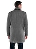 engbers Herren Mantel mit heraustrennbarem Kragen , Grau