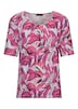 Cityshirt mit Blätter-Motiv