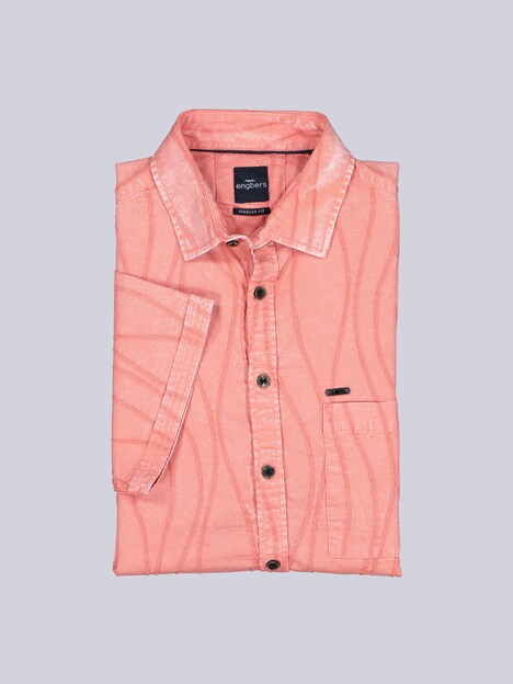 Herren Overshirt mit Comfort-Stretch , Rosa