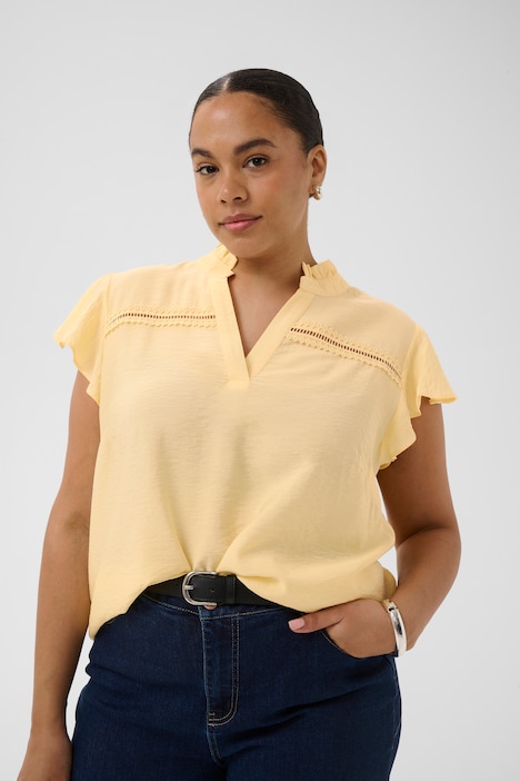 Kurzarm-Bluse Regular fit