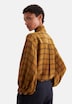 Damen Ausgestellte Bluse - Karo