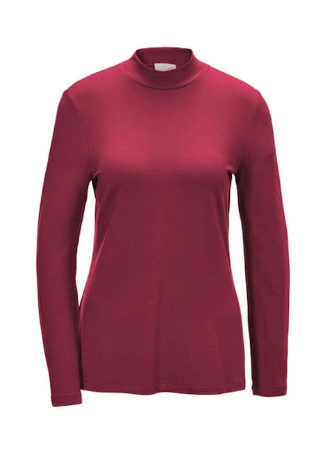 GOLDNER Shirt met opstaande kraag Shirt met opstaande kraag met lange mouwen