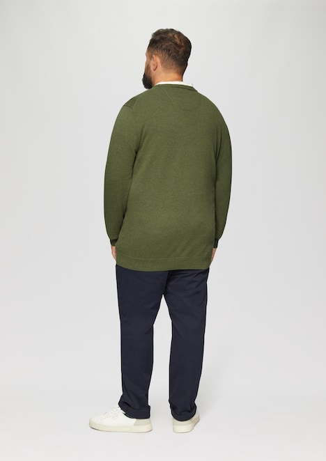 Strickpullover mit Crewneck