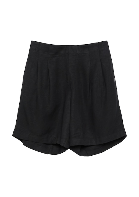 Shorts aus luftigem Leinenmix
