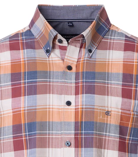 Freizeithemd Kurzarm kariert Casual Fit
