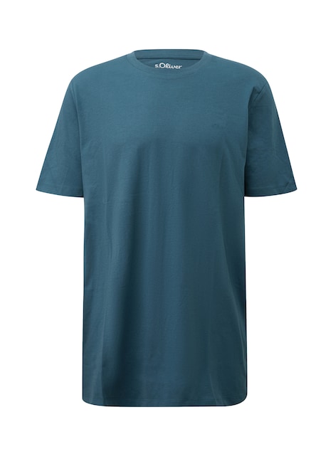 Baumwoll-T-Shirt mit Logo-Print