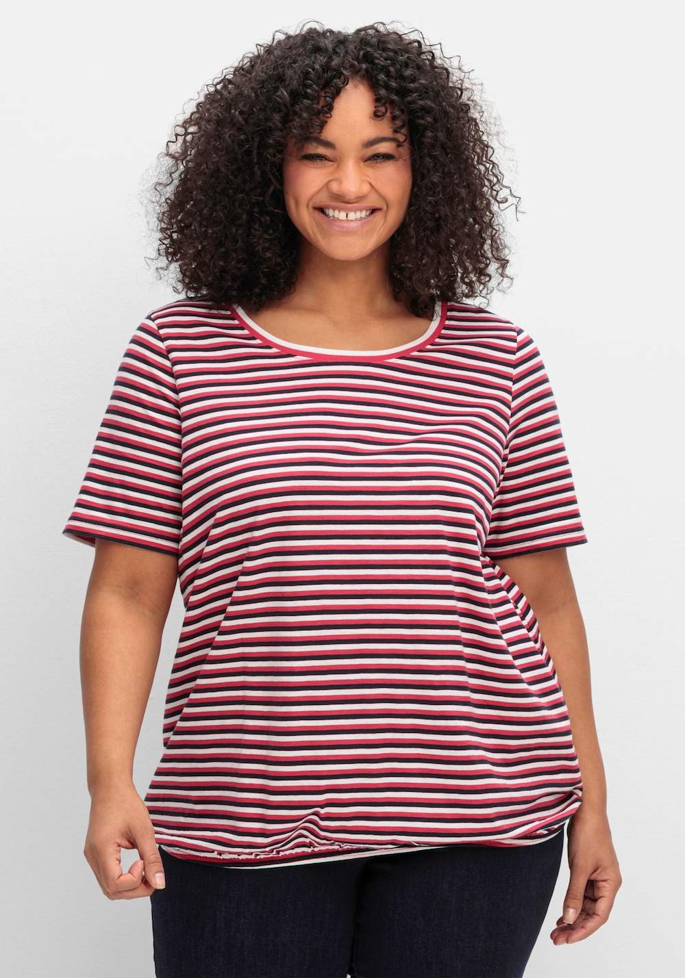 Rundhalsshirt Kurzarm