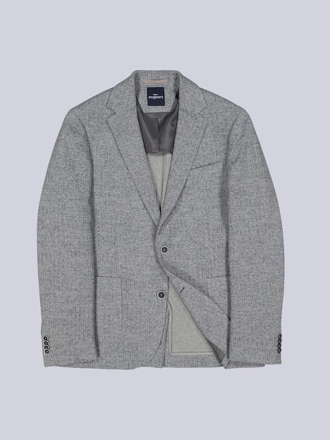 engbers Herren Sakko aus europäischer Produktion , Silbergrau