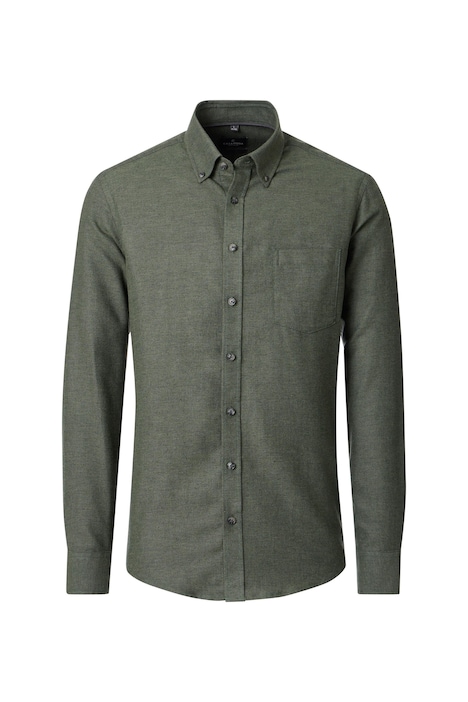 Freizeithemd Langarm uni Casual Fit