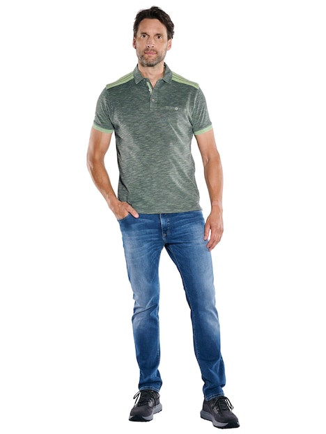 Herren Poloshirt , Hellgruen