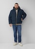Wasserabweisende Pufferjacke mit abnehmbarer Kapuze