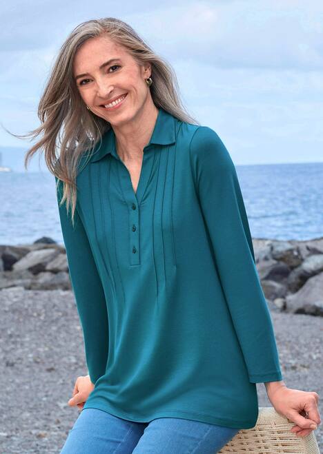 GOLDNER Tuniekshirt Tuniek van viscose-jersey