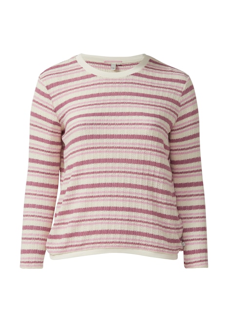 Langarmshirt mit Streifenmuster