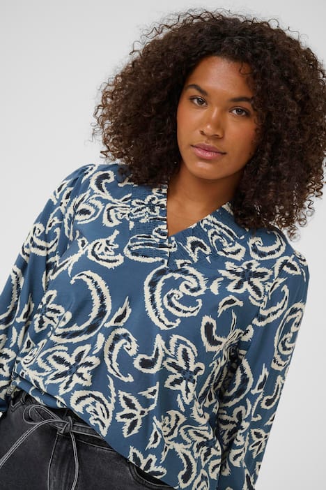 Kurzarm-Bluse Regular fit