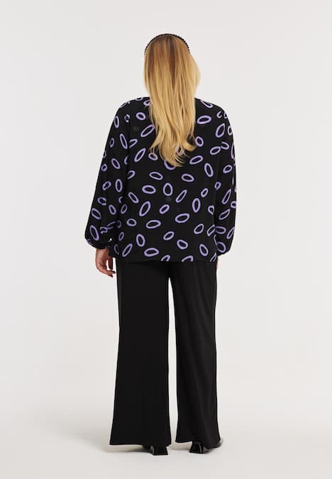 Bluse mit Druck
