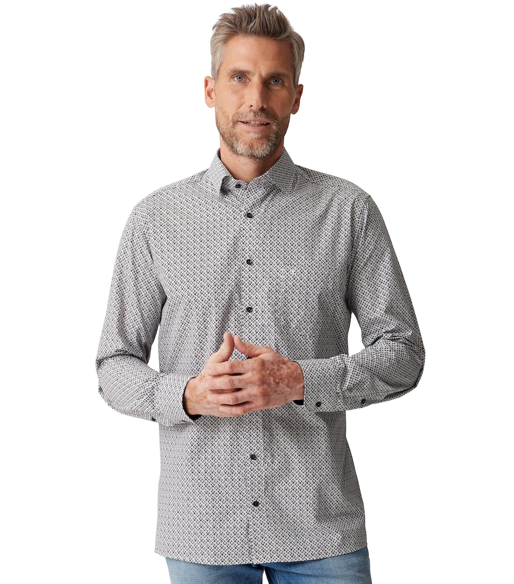 Businesshemd Print Comfort Fit