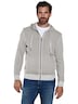 engbers Herren Sweatjacke mit Kapuze , Silbergrau