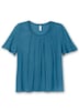 T-Shirt Kurzarm Uni Ohne Kragen