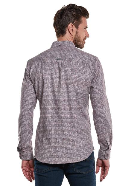 engbers Herren Hemd langarm , Bordeaux