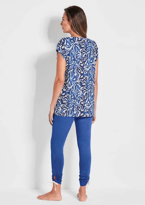 Moderner Strandanzug mit Druck