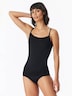 Schiesser Damen Spaghettitop 2-Pack Modal Essentials - schwarz