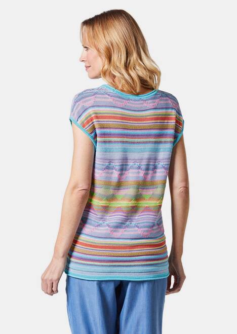 Bequemes Top mit schönem Dessin