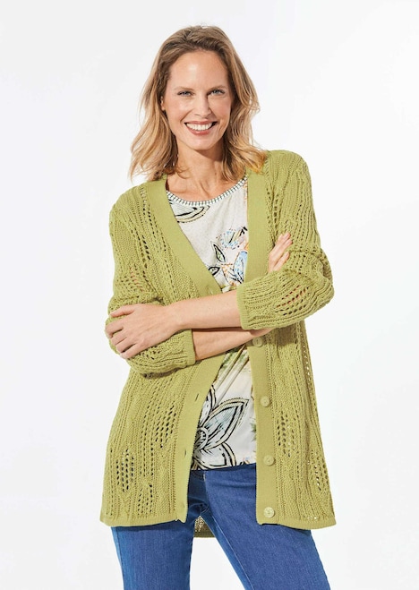 Strickjacke mit Knöpfen